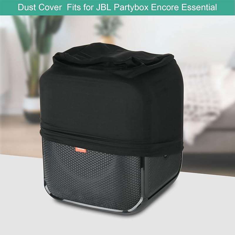 TXEsign Speaker Cover Elastic Dust Case for JBL PartyBox Encore Essential Portable Party Speaker, Stretchable Speaker Case Protective Dust Cover Speaker Slip Sleeve (Dust Cover Only) - Image 5