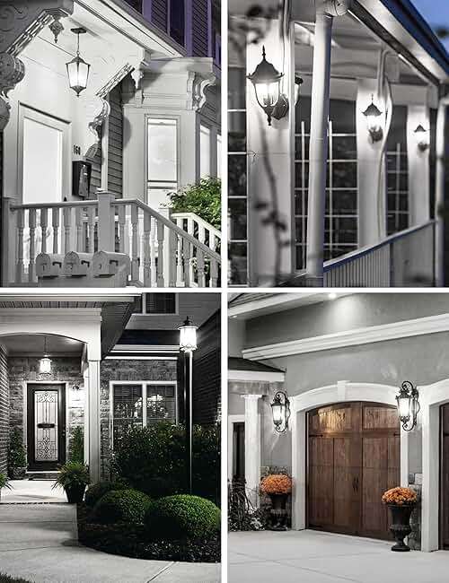 Eastiya Dusk to Dawn Sensor LED Outdoor Light Bulb, Daylight White 5000K, A19 13W(100 Watt Equivalent) Bright Porch Lighting, 1200LM, Auto-On/Off Photocell Sensor for Garage Yard Patio Garden-4 Pack - Image 6