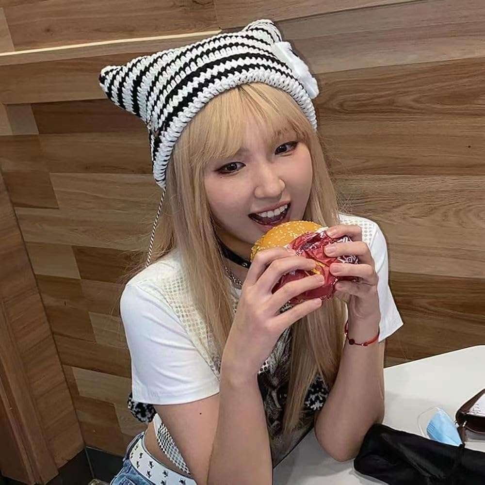 Y2k Beanie Cat Ear Gyaru Acubi Devil Crochet Hats Cute Kawaii Star Grunge Aesthetic Pompoms Cutecore Y2k Harajuku Clothes - Image 2