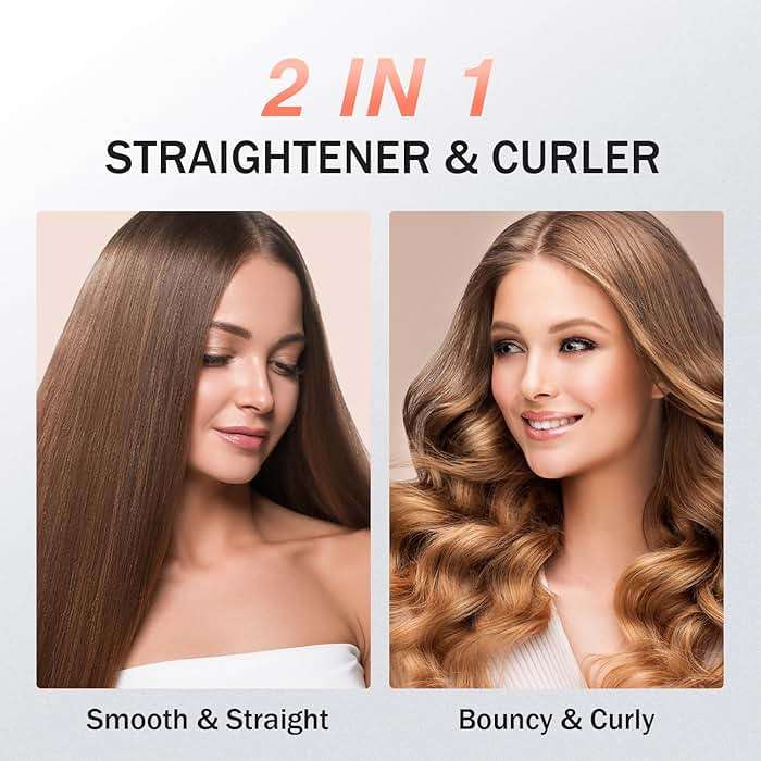 MiroPure Flat Iron Hair Straightener, 1 Inch Titanium Plates Hair Straightener with 15S Heat-up, Professional MCH Ceramic Negative Ion Hair Iron Dual Voltage for Women Hair with Auto Shut-Off - Image 5