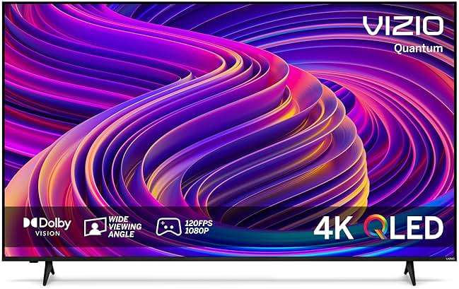 VIZIO 75-inch Quantum 4K QLED Smart TV with Dolby Vision, 120FPS @ 1080p PC Gaming, WiFi 6, Bluetooth Headphone Capable, Apple AirPlay, Chromecast Built-in (New)- M75Q6-L4 - Image 1