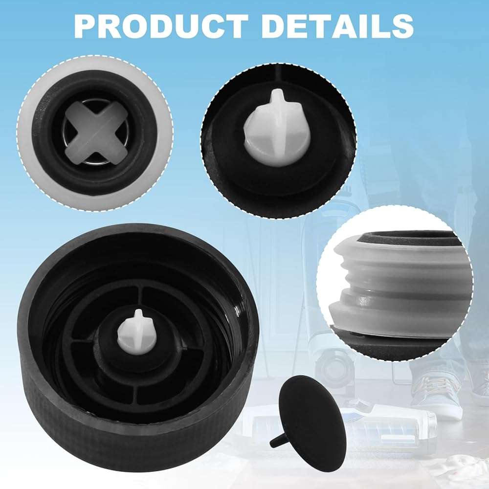 Solution Tank Cap 440012803 for Hoover Carpet Cleaner Replacement Parts Compatible with Hoover PowerDash Pet SmartWash & FloorMate Jet,Replace for Hoover Parts FH50700 FH50702 FH50703I FH50710 - Image 3