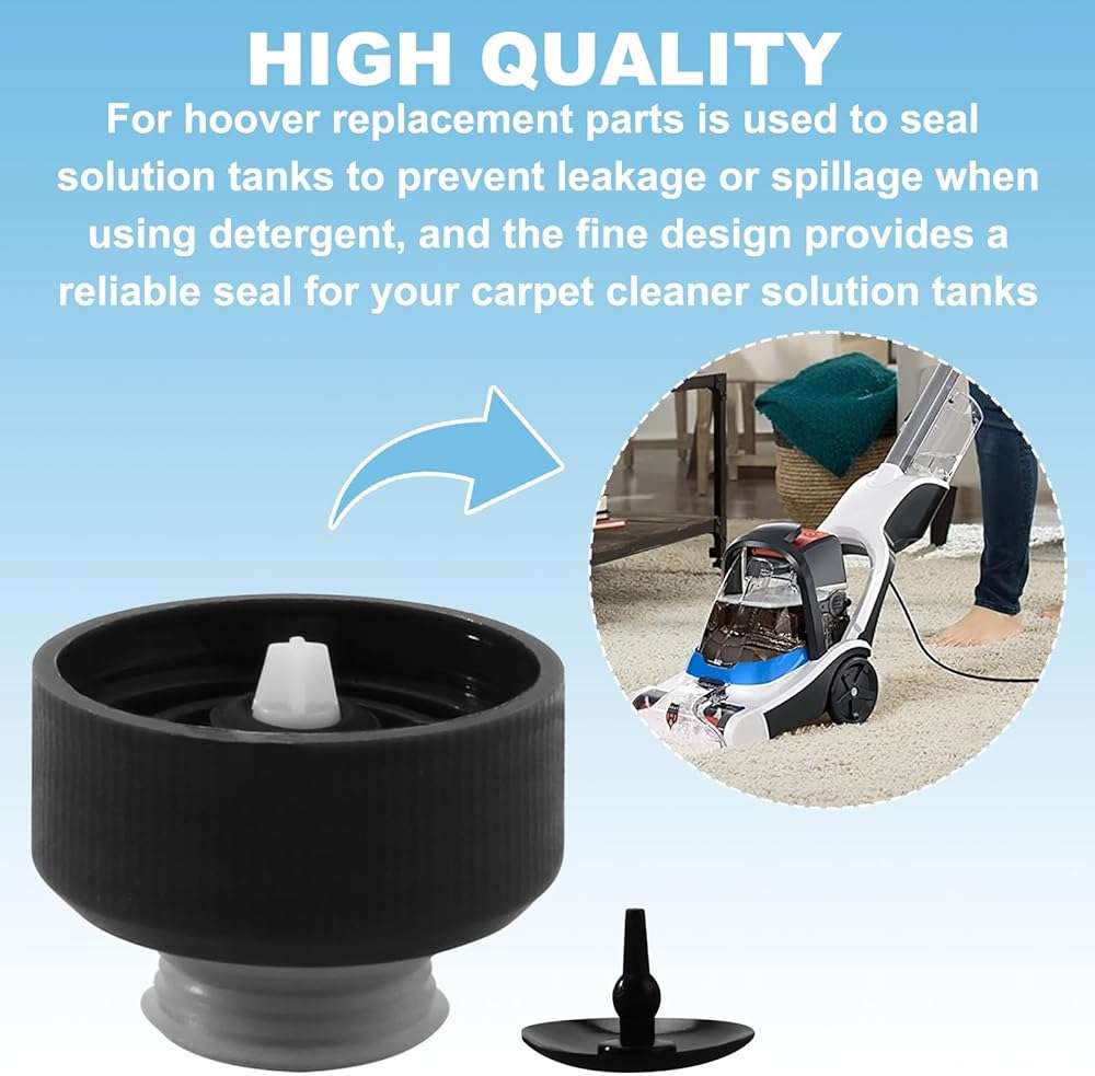 Solution Tank Cap 440012803 for Hoover Carpet Cleaner Replacement Parts Compatible with Hoover PowerDash Pet SmartWash & FloorMate Jet,Replace for Hoover Parts FH50700 FH50702 FH50703I FH50710 - Image 4