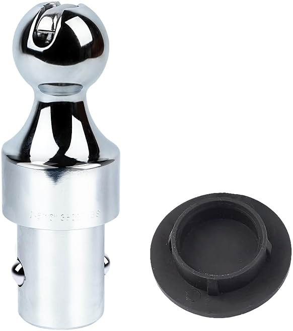 Lrichy 60629 38k 2-5/16 Inch Puck System Gooseneck Hitch Ball for 2013-2026 Ford F250/350/450 & Dodge Ram 2500/3500, 2016-2025 Chevrolet Silverado 2500/3500 HD, GMC Sierra 2500/3500 HD Nissan Titan XD - Product Image