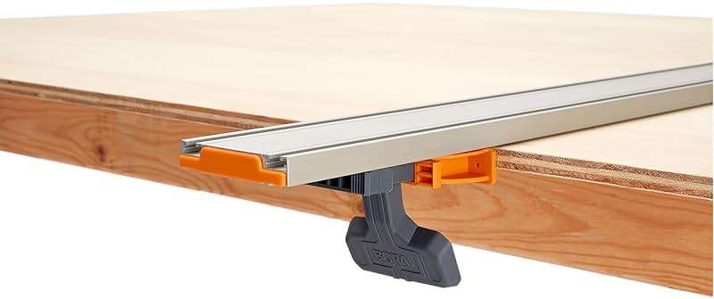 BORA 6-Piece NGX Premier Set for Making Precision Cuts, Includes 50" Clamp Edge, 50" Clamp Edge Extension, Saw Plate RT, Track Clamp Pair, T-Square Clamp Edge Accessory, Twin Rail Rip Guide, 544650 - Image 3