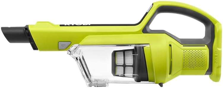 RYOBI ONE+ 18V Cordless Hand Vacuum with Powered Brush (Tool Only) Black Green (PCL700B) (Renewed) - Image 4
