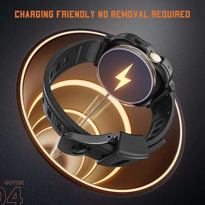 Goton 3 in 1 Waterproof Case with Band for Apple Watch with Built-in Tempered Glass Screen Protector 49mm, 360° Shockproof Bumper Face Cover with Band for Apple Watch Ultra 3/Ultra 2/Ultra, 49mm - Image 5