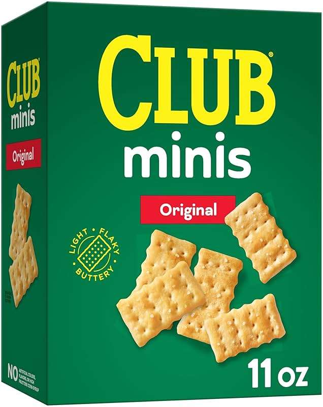Club Minis Crackers, Lunch Snack, Original, 11oz Box - Image 1