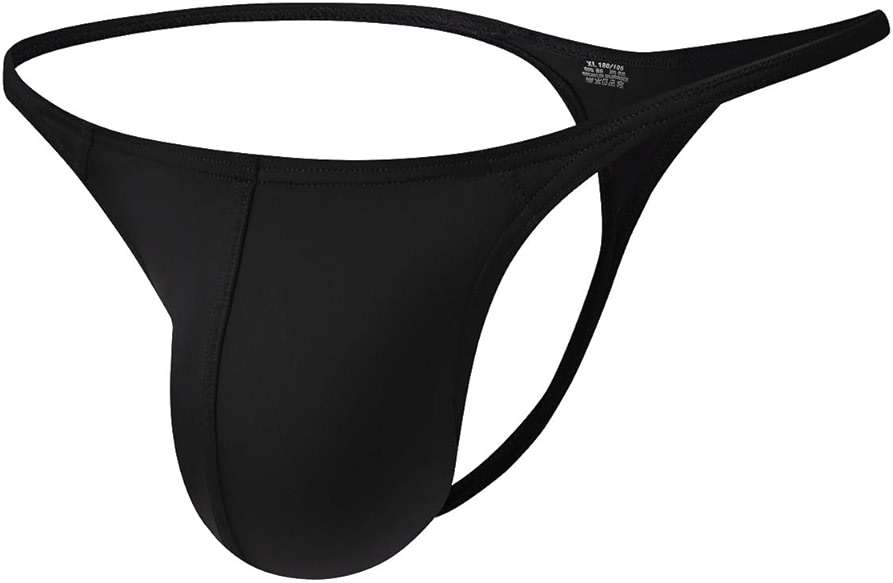 WOWSKY Mens Gstring Nylon Thongs Sexy Low Rise Bulge Pouch G-string 3 Pack - Image 4