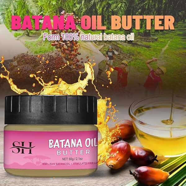 gowwim Batana Oil - Pure, Natural Hair Oil for Growth and Against Loss, Promotes Regrowth, 60g/2.1Oz - Image 2