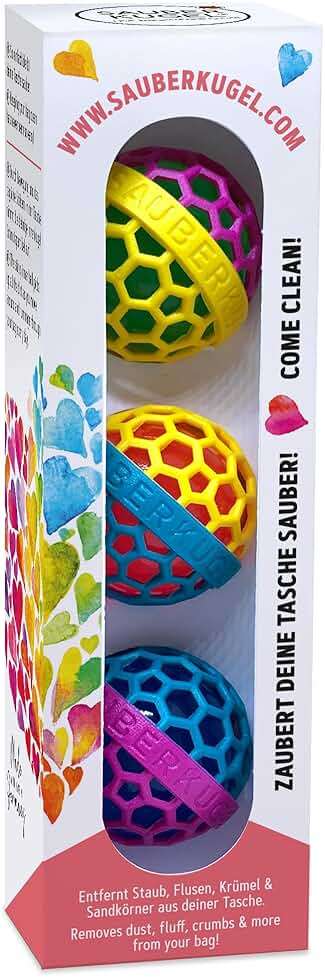 Sauberkugel - The Clean Ball - The clever way of cleaning purses, bags, backpacks and school bags (Summerfield Collection) - Image 2