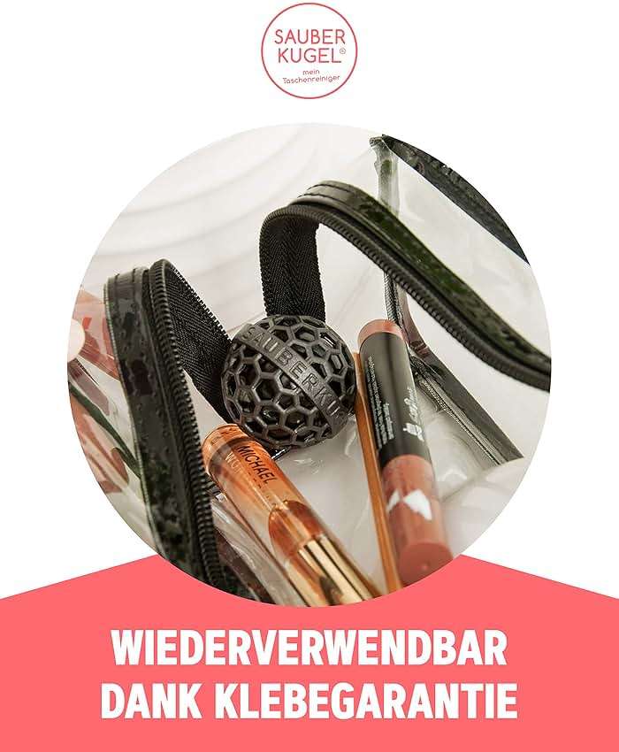 Sauberkugel - The Clean Ball - The clever way of cleaning purses, bags, backpacks and school bags (Summerfield Collection) - Image 5