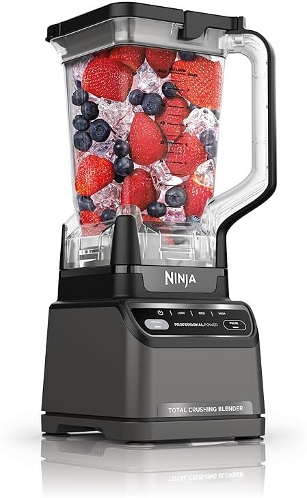 Ninja Professional Blender 2.0 | Smoothie Maker, Drink Mixer, Grinder, Ice Crusher | Total Crushing Technology, Auto-iQ Program, 1200W Power, XL 72-oz. Pitcher | Dark Grey | BR201AMZ - Product Image