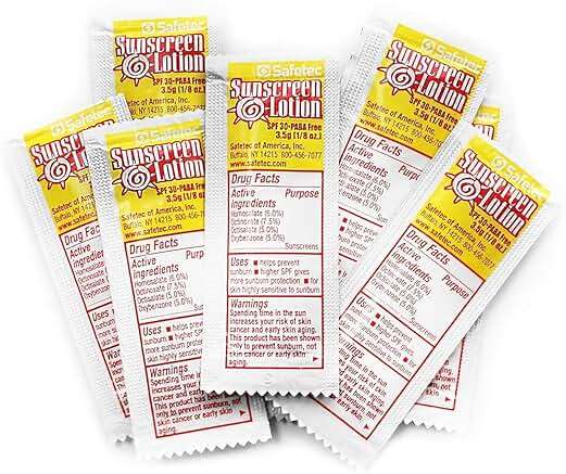 Safetec Sunscreen Lotion 1000 Packets SPF30+ and PABA-Free - Image 1