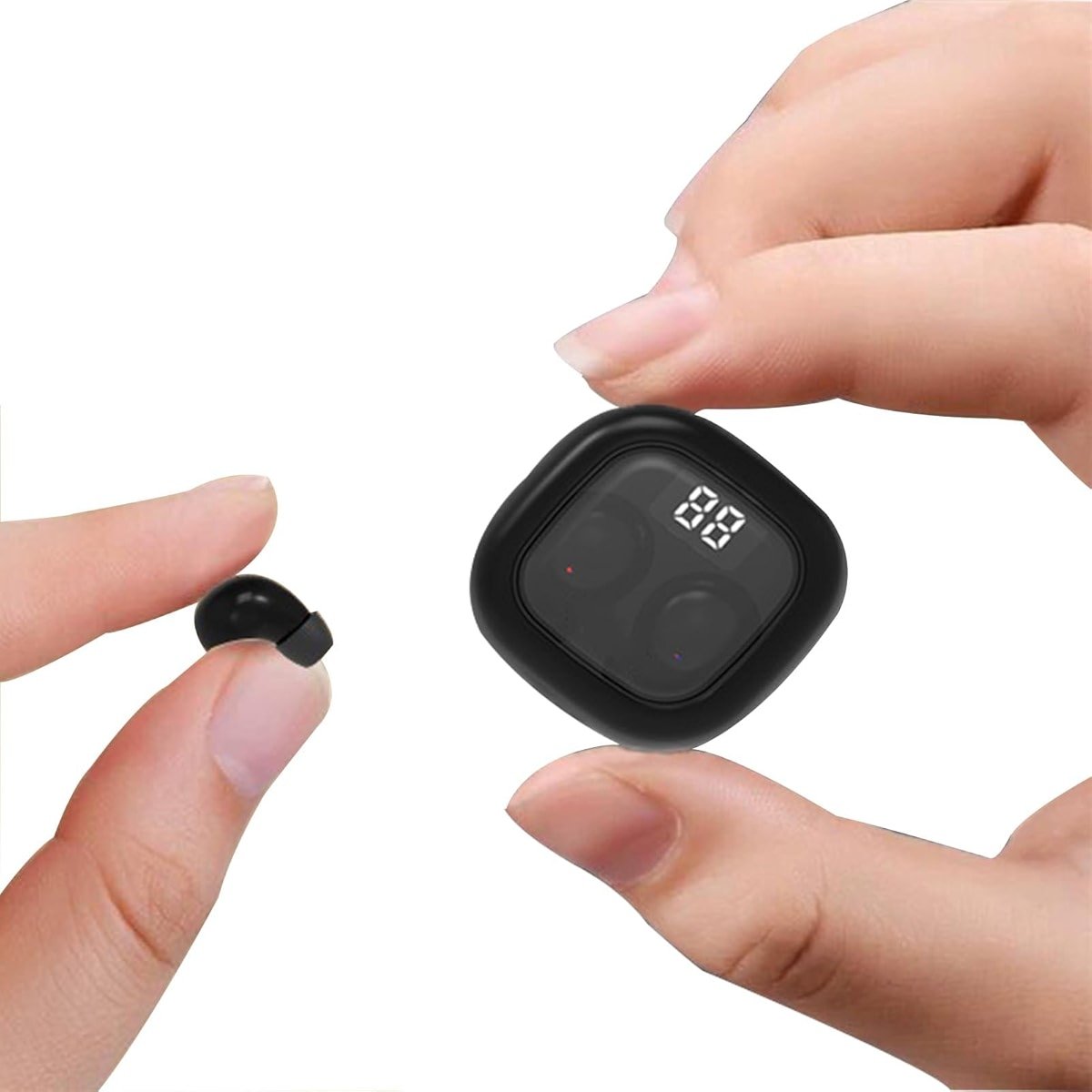 Ear Buds Invisible Mini Earbuds Wireless Bluetooth, Smallest Low Profile Micro Tiny Discreet Hidden Earbuds for Work, Small Headphones, Sleep Wireless Earphone IPX5 Waterproof for Small Ear Canals - Product Image