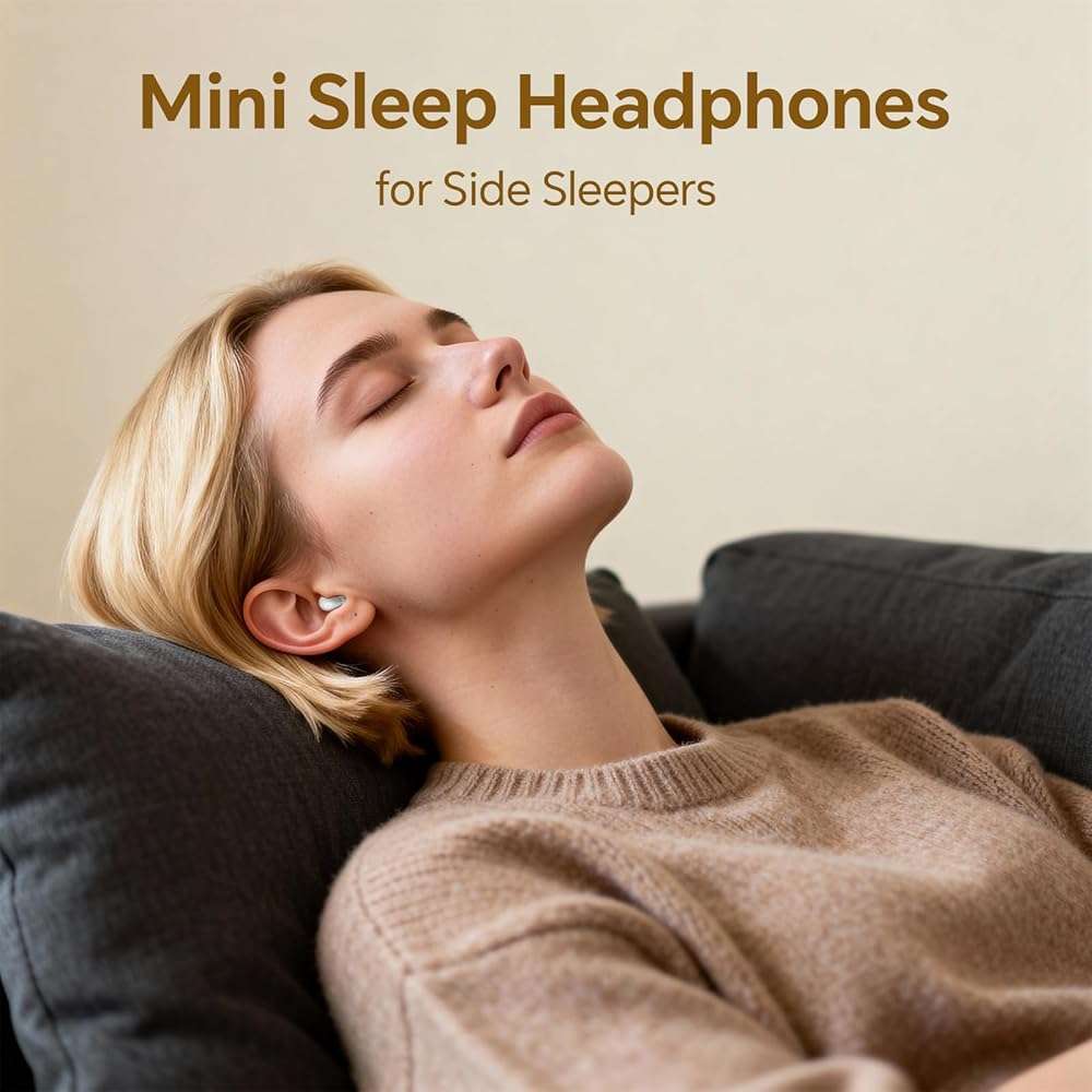 Ear Buds Invisible Mini Earbuds Wireless Bluetooth, Smallest Low Profile Micro Tiny Discreet Hidden Earbuds for Work, Small Headphones, Sleep Wireless Earphone IPX5 Waterproof for Small Ear Canals - Image 7