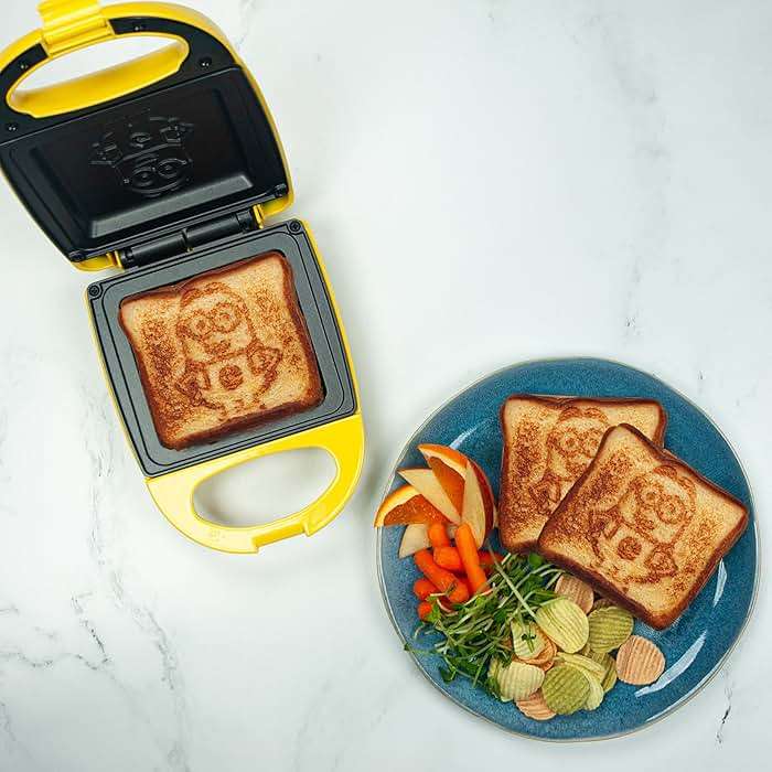 Uncanny Brands Minions Sandwich Maker - Small Kitchen Appliance - Image 5
