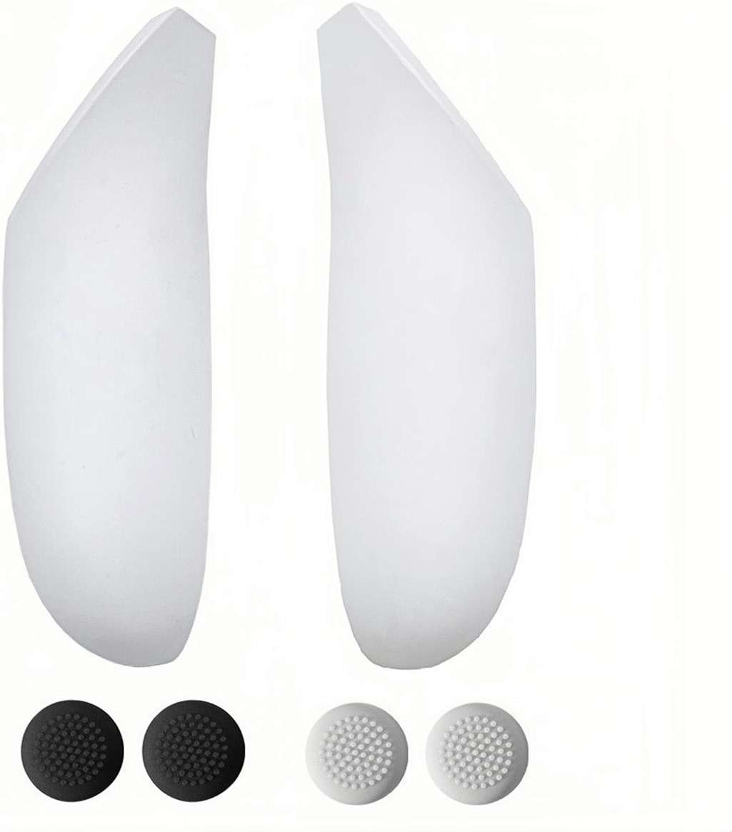 1 Pair New OEM Battery Cover for Oculus Quest 2 Left Right Controller, Replacement Part Charging Case Cover for Meta Quest 2 Controllers with Thumb Grips Caps - Image 1