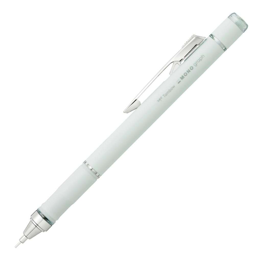 Tombow Mechanical Pencil, 0.5mm, MONO Monograph Grip (Soft Fit Grip for Anti-Fatigue), Ivory DPA-151B - Image 1