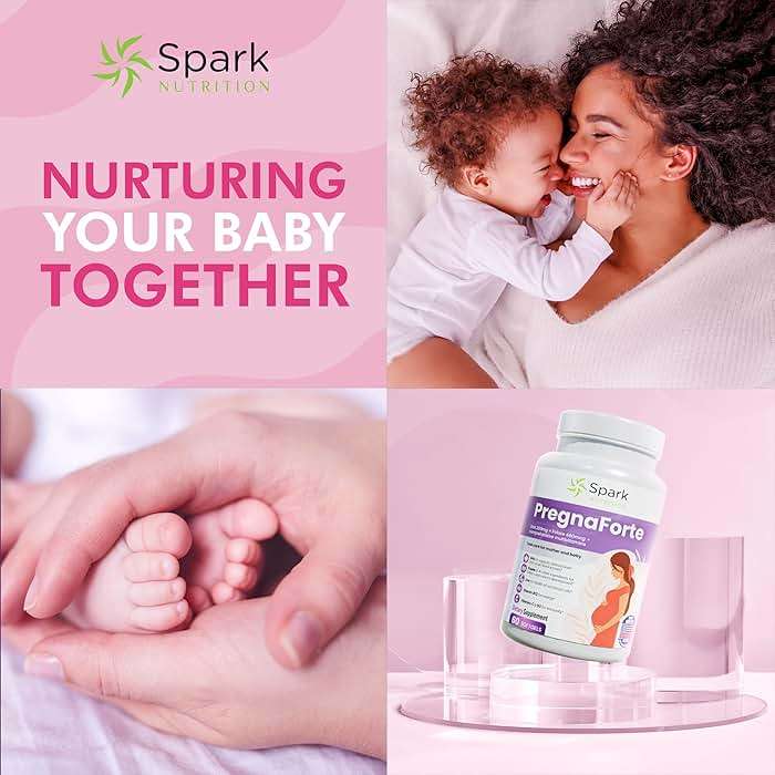 Pregnaforte 1 a day Prenatal vitamins for women 2 month: Folic acid, Fish Oil Omega 3 DHA/EPA, Vitamin D3, B6, Vitmain B12, C, E, Calcium, Iron, Magnesium, Zinc supplement FSA HSA eligble multivitamin - Image 3