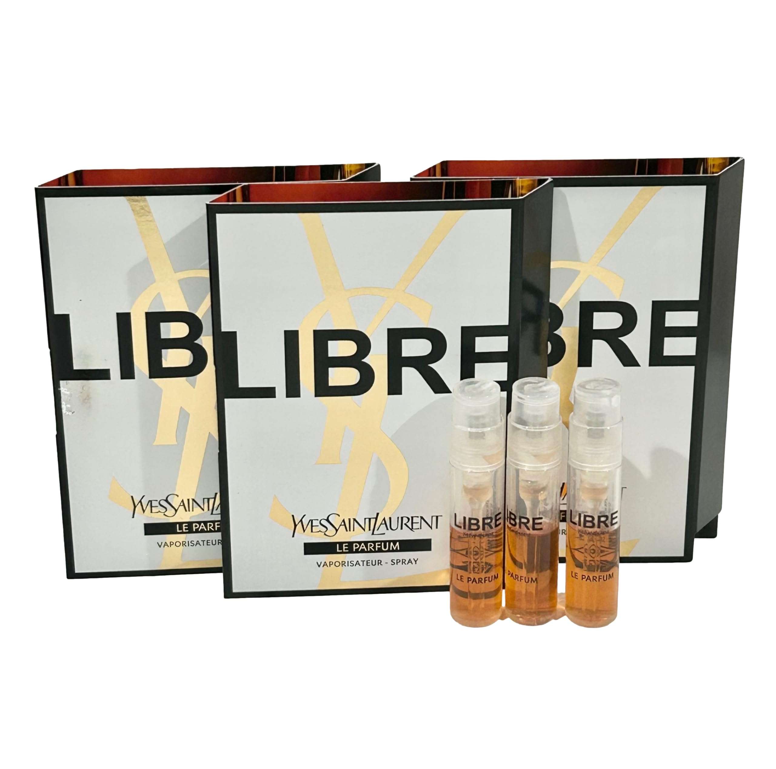 Yves Saint Laurent Sample Perfume YSL Sample Perfume LIBRE LE PARFUM Sample WOMEN Perfume 1.2 ml / 0.04 oz - set of 3 - Image 1