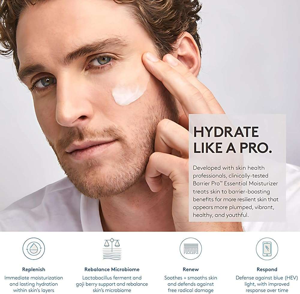 Colorescience Barrier Pro™ ESSENTIAL MOISTURIZER 1.7oz, for strengthening skin barrier, balancing the microbiome, & refining texture - Image 4