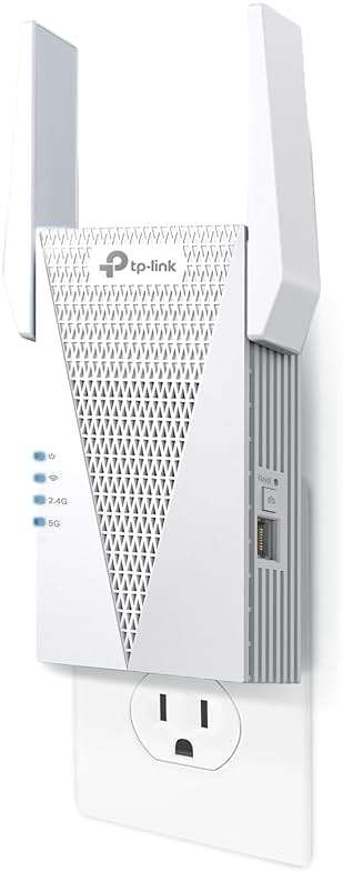 TP-Link RE615X AX1800 WiFi 6 Range Extender w/Ethernet Port | 1.8G Dual-Band Wireless Repeater Amplifier | Up to 2100 Sq. Ft., 64 Devices | Internet Signal Booster | APP Setup | EasyMesh Compatible - Image 1