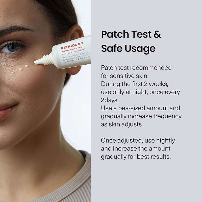 FRANKLY Retinol 0.1% Cream, 1.01 fl oz - Beginner Retinol | Night Cream | with Ceramides & Natural Ginseng | Anti-aging, Wrinkles Care, Reduces Congestion and hyperpigmentation | Korean Skin Care - Image 7