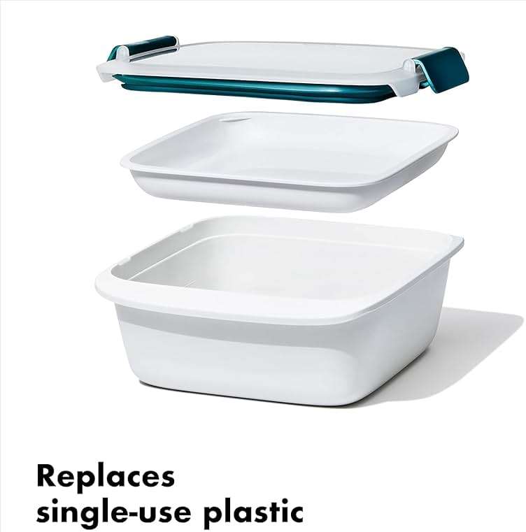 OXO Good Grips Prep & Go 6.3 Cups Salad Container (Pack of 4) Leakproof Food Storage - Image 4