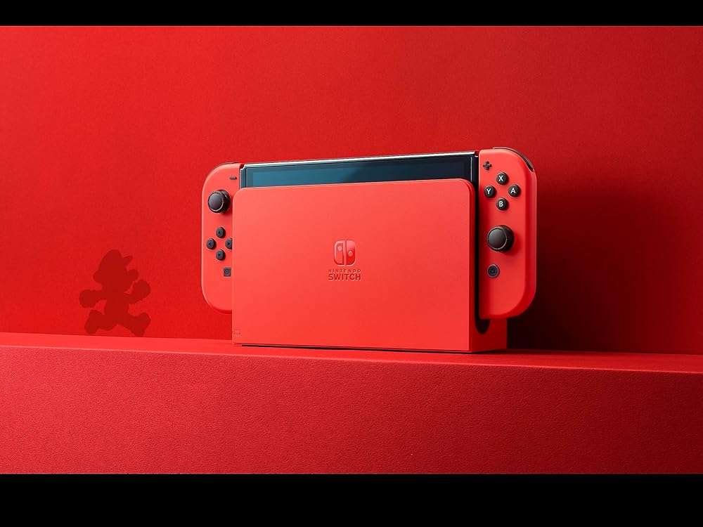 Nintendo Switch - OLED Model: Mario Red Edition (Renewed Premium) - Image 2