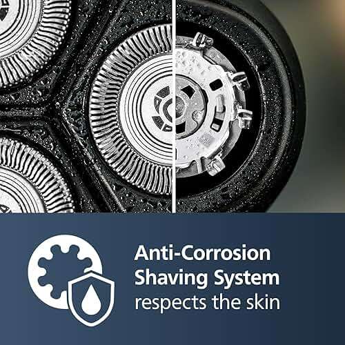 Philips Norelco Shaver 2400 Series, Wet and Dry Electric Shaver, Pop-up Trimmer, P-Cap, Deep Black, Model X3001/90 - Image 6