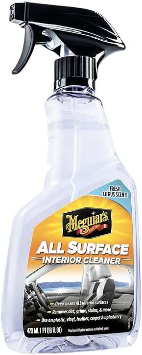 Meguiar's All Surface Interior Cleaner, Car Interior Cleaner Spray That Quickly Cleans Surfaces And Leaves A Pleasant Scent; Use For Cars, Trucks, And Suvs - 16 Oz - Image 1