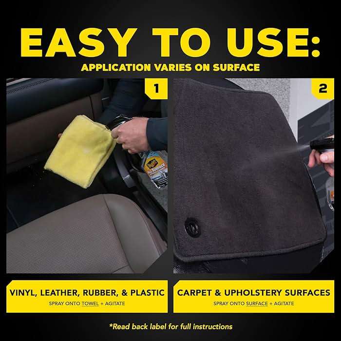 Meguiar's All Surface Interior Cleaner, Car Interior Cleaner Spray That Quickly Cleans Surfaces And Leaves A Pleasant Scent; Use For Cars, Trucks, And Suvs - 16 Oz - Image 6