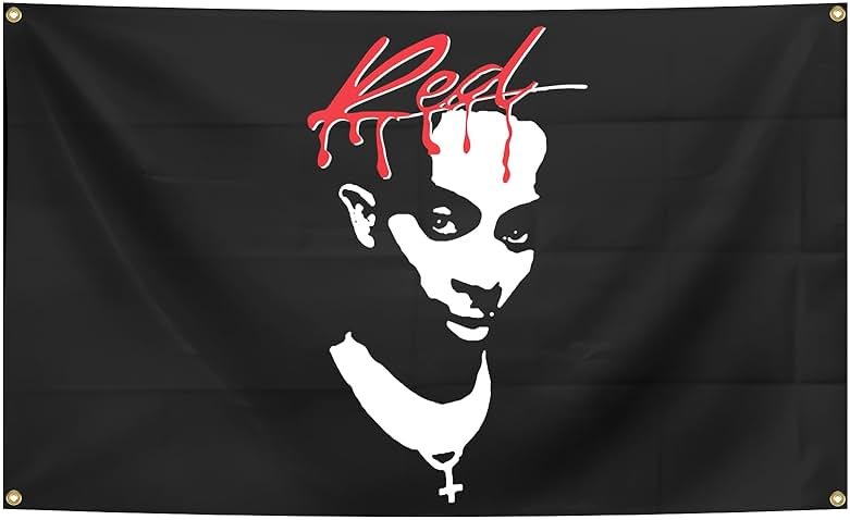 Playboi Carti Funny Flag Decorate for College Dorm Room,Parties, travel, filming, events, festivals Decor Wall tapestry with 4 Brass Grommets 3x5 Feet banner - Product Image