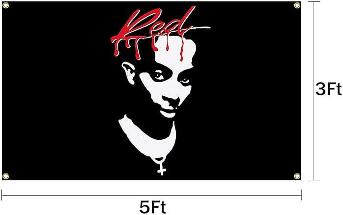 Playboi Carti Funny Flag Decorate for College Dorm Room,Parties, travel, filming, events, festivals Decor Wall tapestry with 4 Brass Grommets 3x5 Feet banner - Image 3