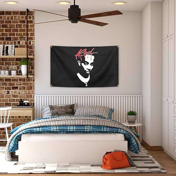 Playboi Carti Funny Flag Decorate for College Dorm Room,Parties, travel, filming, events, festivals Decor Wall tapestry with 4 Brass Grommets 3x5 Feet banner - Image 5