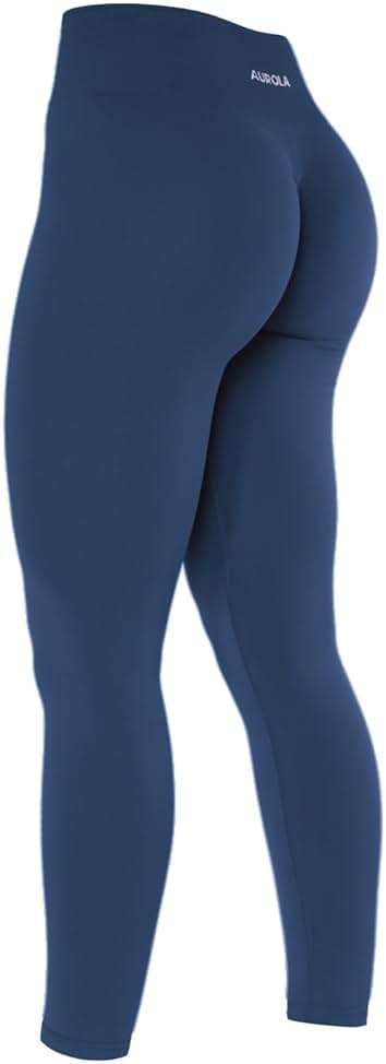 AUROLA Dream Collection Workout Leggings for Women High Waist Seamless Scrunch Athletic Running Gym Fitness Active Pants - Image 3