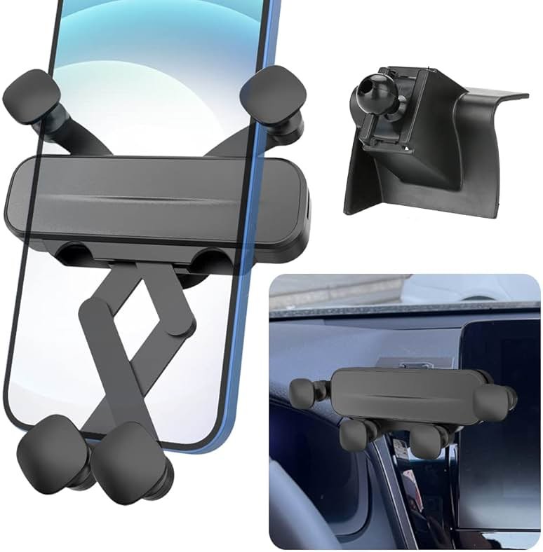 LUNQIN Car Phone Holder Mount for 2021 2022 2023 2024 Toyota Camry Auto Accessories Interior Decoration Mobile Cell Smartphone Bracket - Product Image