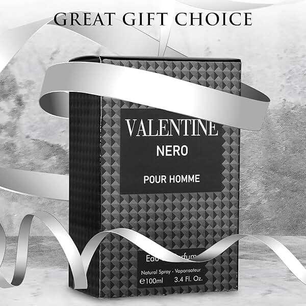 Valentine Nero for Men - Woody Aromatic Fragrance with Floral and Mineral Notes - Masculine Scent - 100ml - Image 7