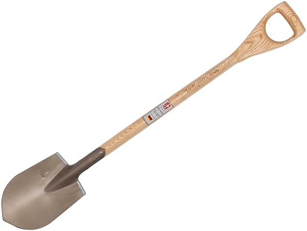 IDEALSPATEN - Made in Germany Since 1899 - Kieler Pointed Spade - D Handle Professional Cutting and Digging Spade 5.25lb - 45in (Kieler)#IS110 - Product Image