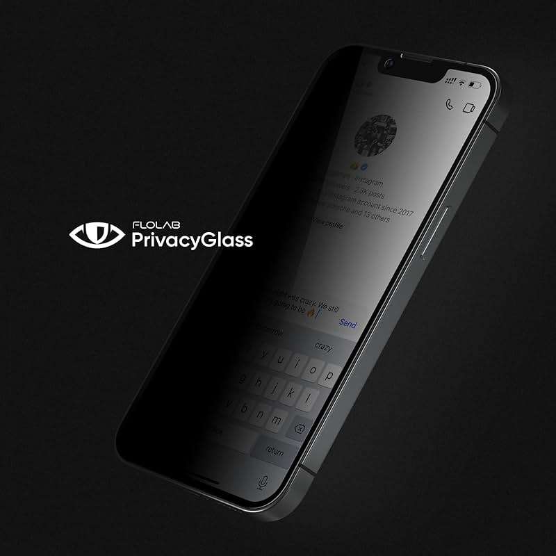 FLOLAB NanoArmour ONETIME PRO for iPhone 15 Pro Privacy Screen Protector, Anti-Reflective, 3D Edge-to-Edge, Anti-Spy Tempered Glass, Reinforced Edges, Durable, Smooth, Easy Install, Dust-Free - Image 4