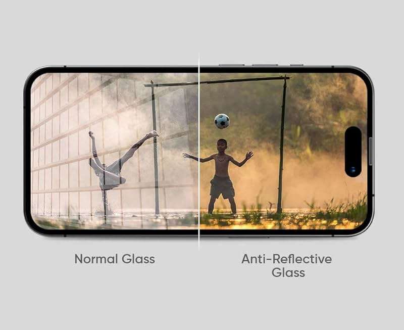 FLOLAB NanoArmour ONETIME PRO for iPhone 15 Pro Privacy Screen Protector, Anti-Reflective, 3D Edge-to-Edge, Anti-Spy Tempered Glass, Reinforced Edges, Durable, Smooth, Easy Install, Dust-Free - Image 5