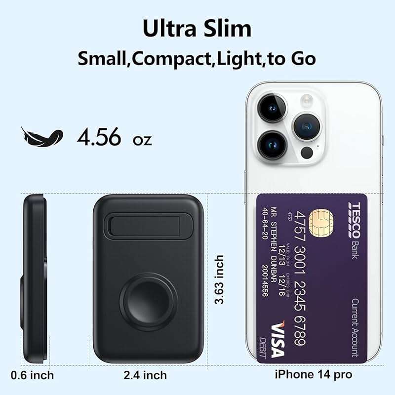 Portable Charger for Apple Watch with Built-in Cable USB-C,5200 mAh Small Power Bank Battery Pack for Apple Watch Series Ultra 9 8 7 6 Se 5 4 3 2,Compatible with iPhone17 16 15 Pro Max Galaxy and More - Image 6