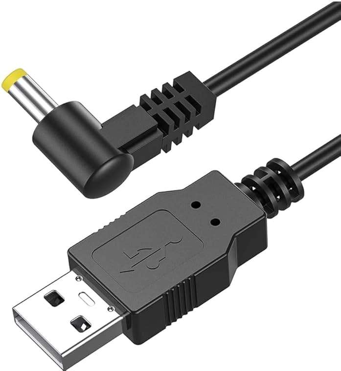 Gomass Replacement PSP Charger Cable, USB Power Cord for Sony PSP PlayStation Portable Charging for PSP 1000 2000 3000 Series (PSP-1001, 2001, 3001) 2Set L-Shape - Image 4