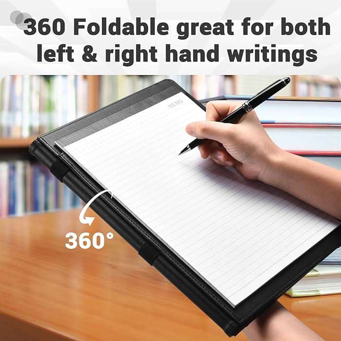 Padfolio with Clipboard Pacific Mailer Clipboard Notebook Resume Portfolio Folder Legal Document Organizer Legal Pad Holder for Interview School Business Office Conference - Image 6