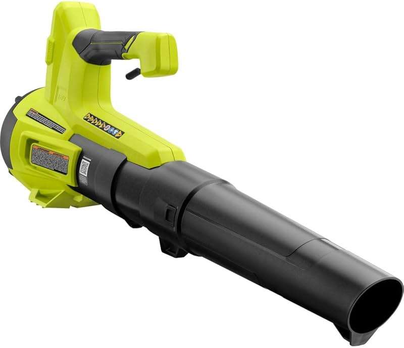 RYOBI ONE+ 18V 100 MPH 325 CFM Cordless Battery Variable Speed Jet Fan Leaf Blower (Tool Only) - Image 4