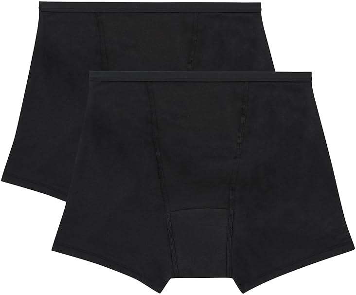 Hanes Women's Comfort, Period. Underwear, Bikini Period Underwear, Super Leaks Period Underwear, 3-pack - Image 1
