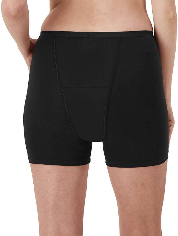 Hanes Women's Comfort, Period. Underwear, Bikini Period Underwear, Super Leaks Period Underwear, 3-pack - Image 3