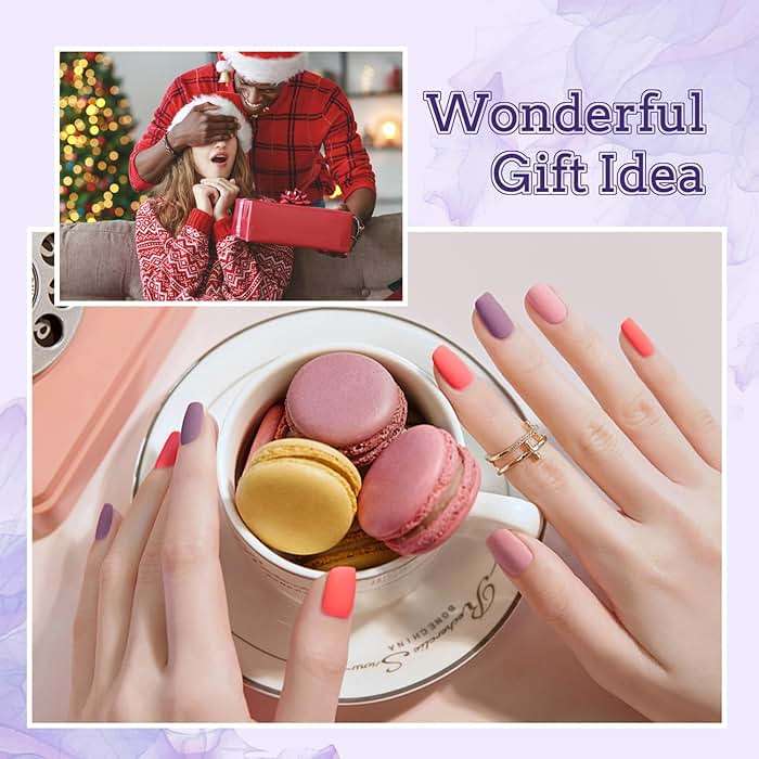 JODSONE 20 Colors Gel Nail Polish Kit with U V Light Base Top Matte Coat High Shine Vibrant Nail Gel Equipped with Manicure Tools - Image 9