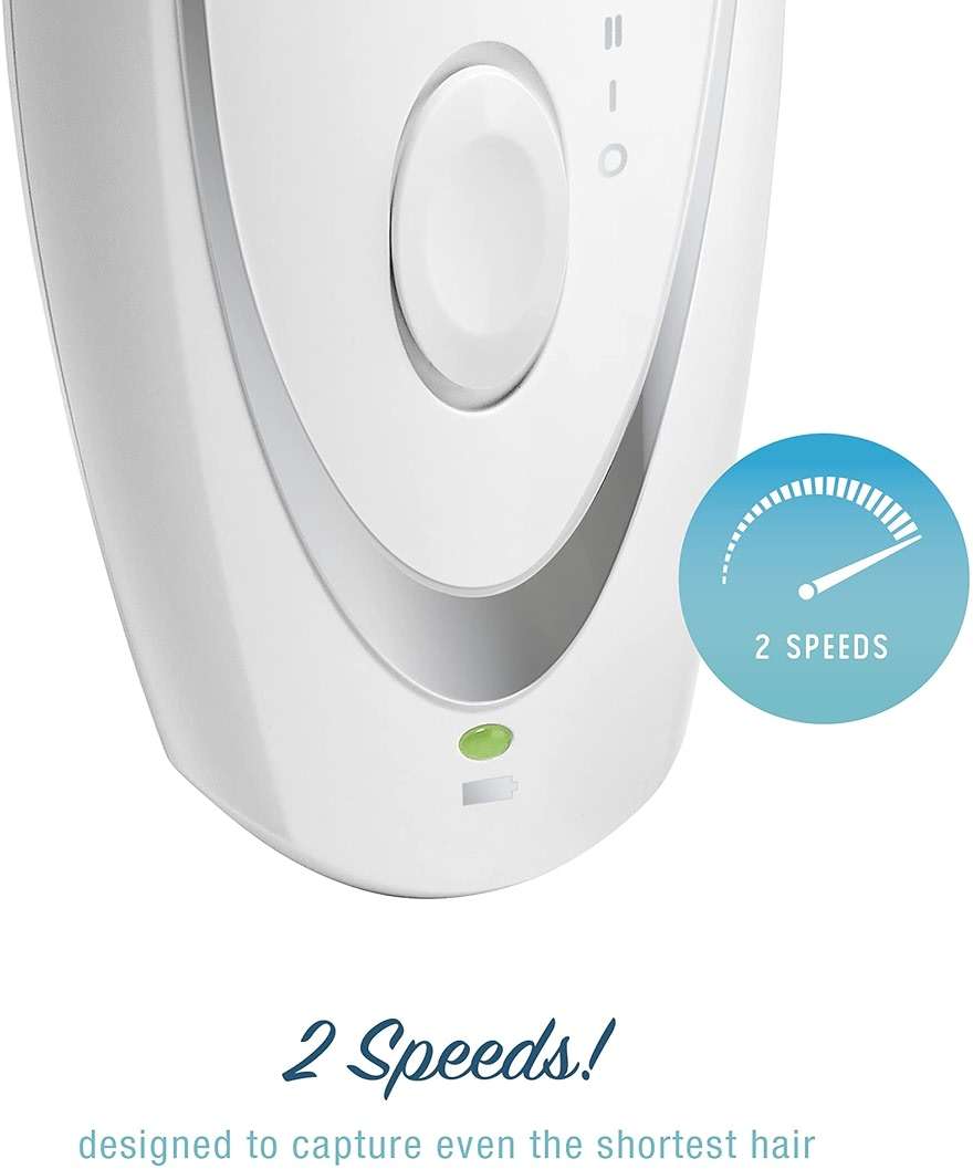 Conair Full Body Epilator & Hair Removal for Women, Cordless/Rechargeable, Perfect for Total Body - Image 5